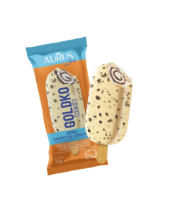 Picolé Aurus Goldko Cookies Zero